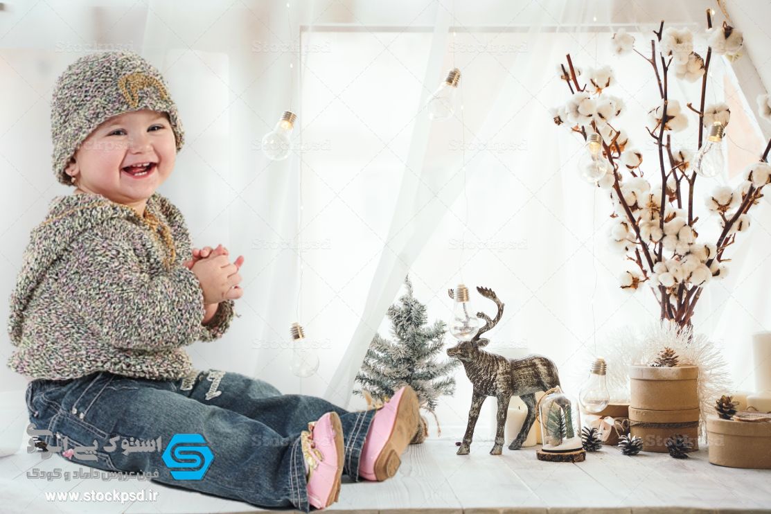 بک گراند زمستانی برای طراحی عکس کودک